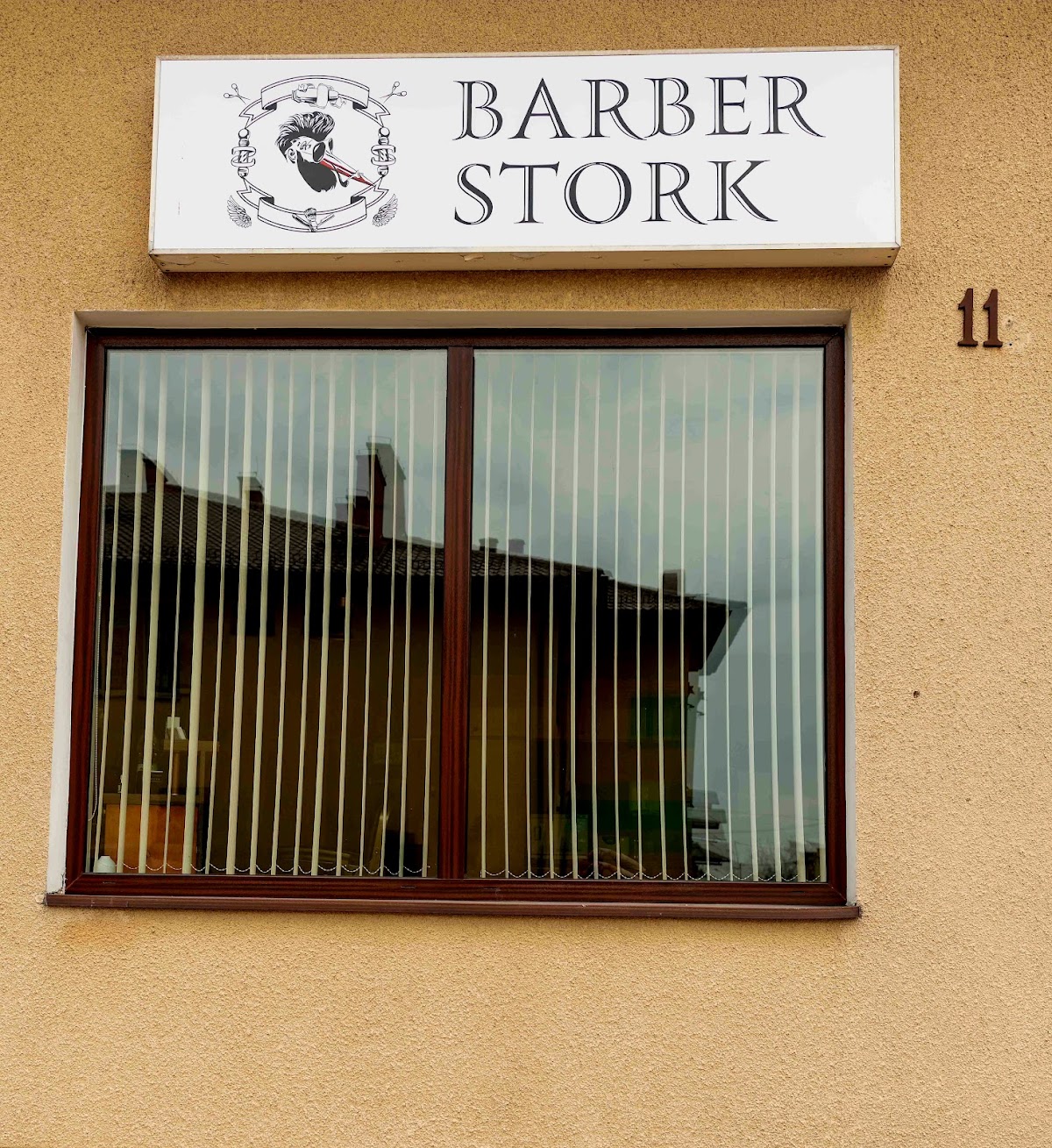 Szyld Barber Stork